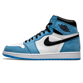 Tênis Air Jordan 1 High "University Blue" Azul / Branco