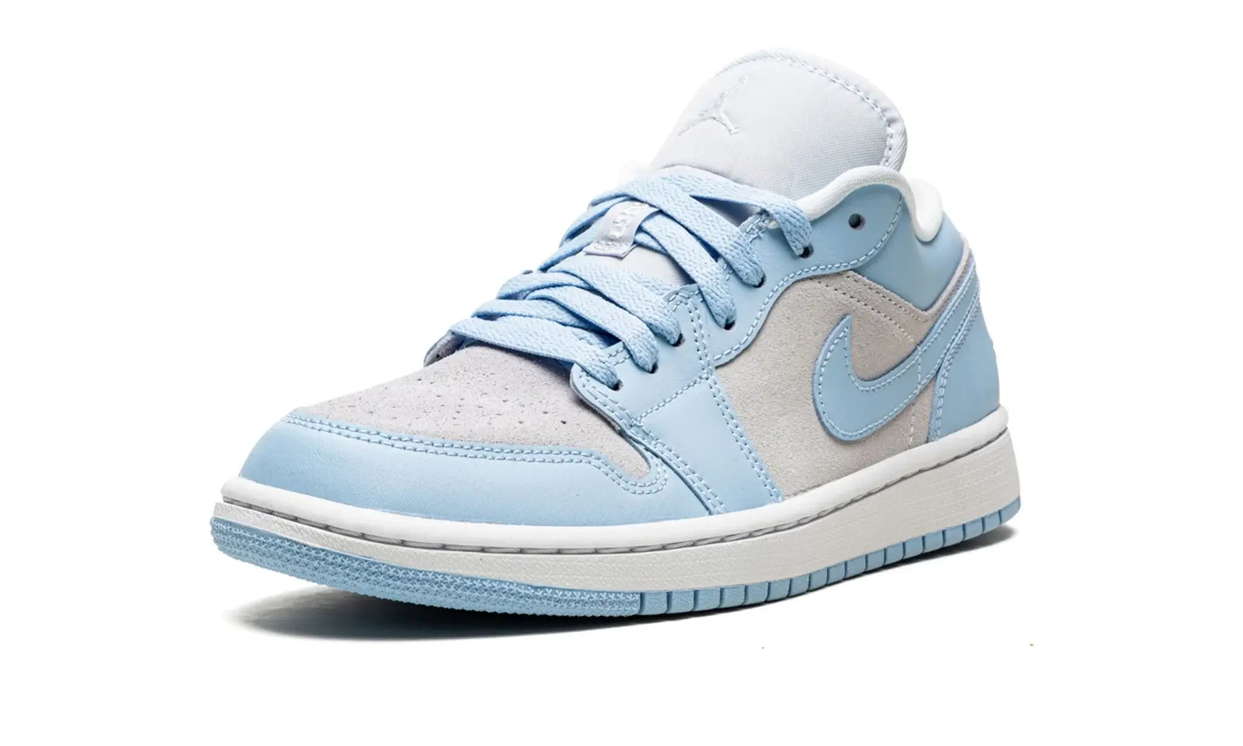 Tênis Air jordan 1 Low Feminino "Aluminium" Azul / Cinza