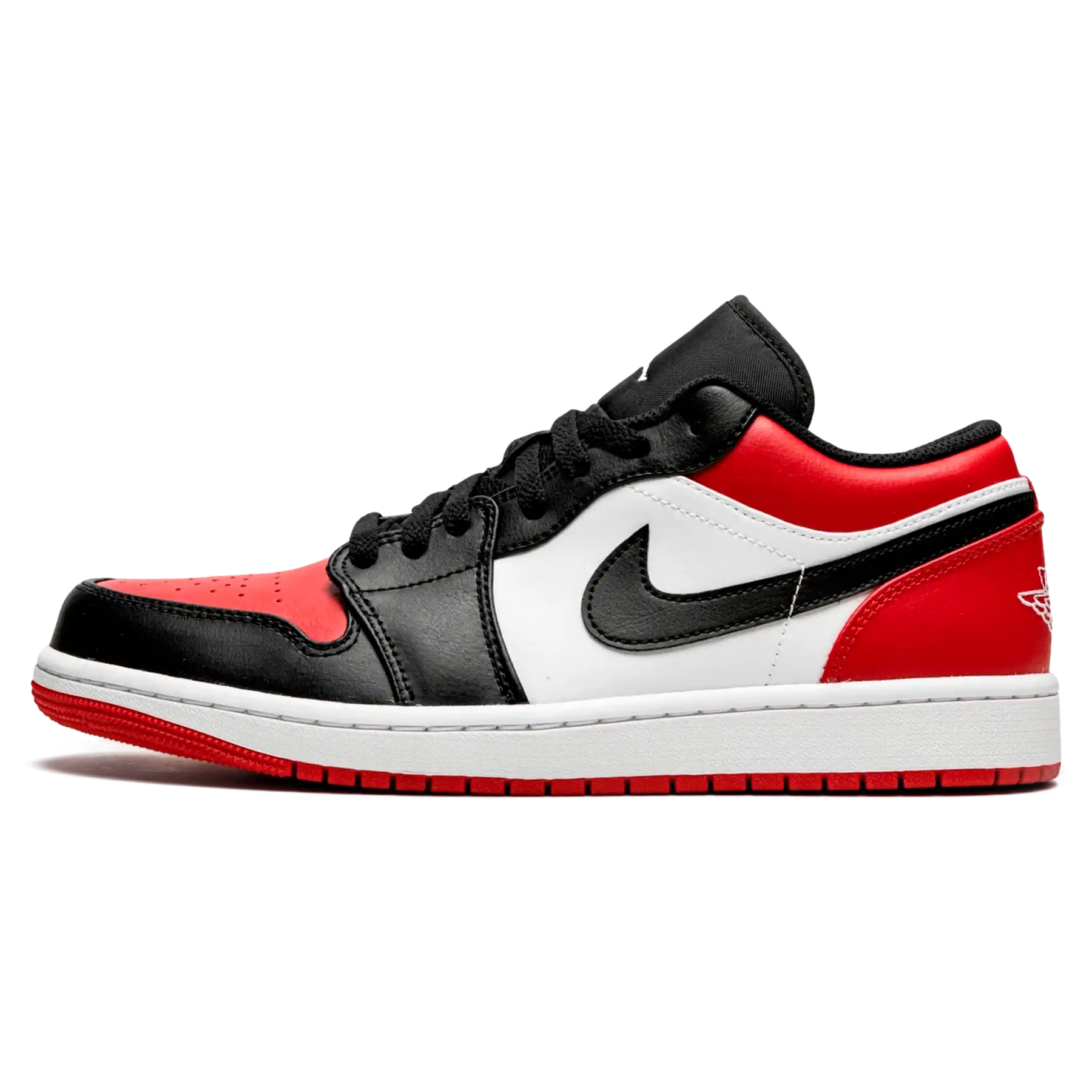 Tênis Air jordan 1 Low "Bred" Preto / Vermelho