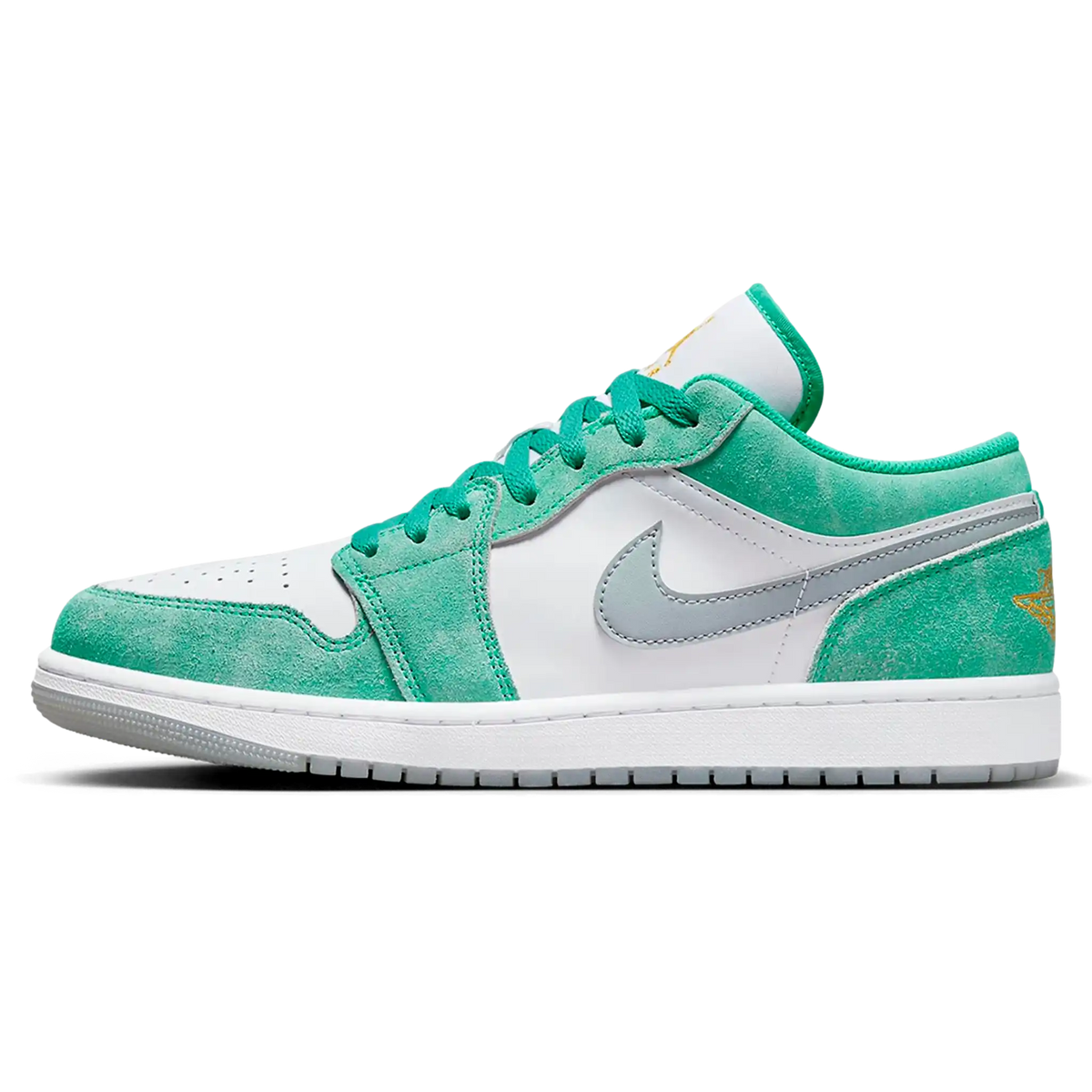 Tênis Air jordan 1 Low Masculino "Emerald Grey" Verde