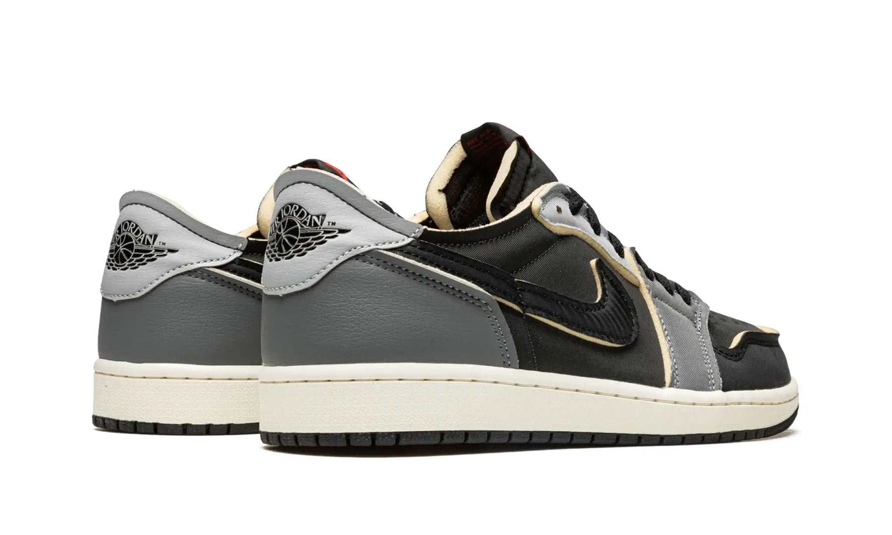 Tênis Air jordan 1 Low Masculino EX "Black Smoke Grey" Preto / Cinza