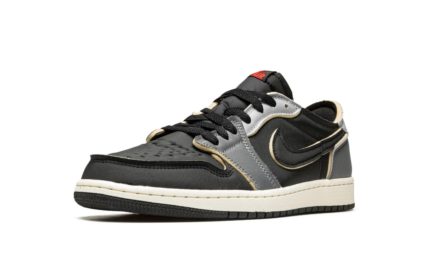 Tênis Air jordan 1 Low Masculino EX "Black Smoke Grey" Preto / Cinza