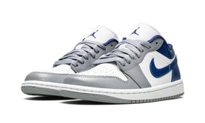 Tênis Air jordan 1 Low Feminino "French Blue" Cinza / Azul