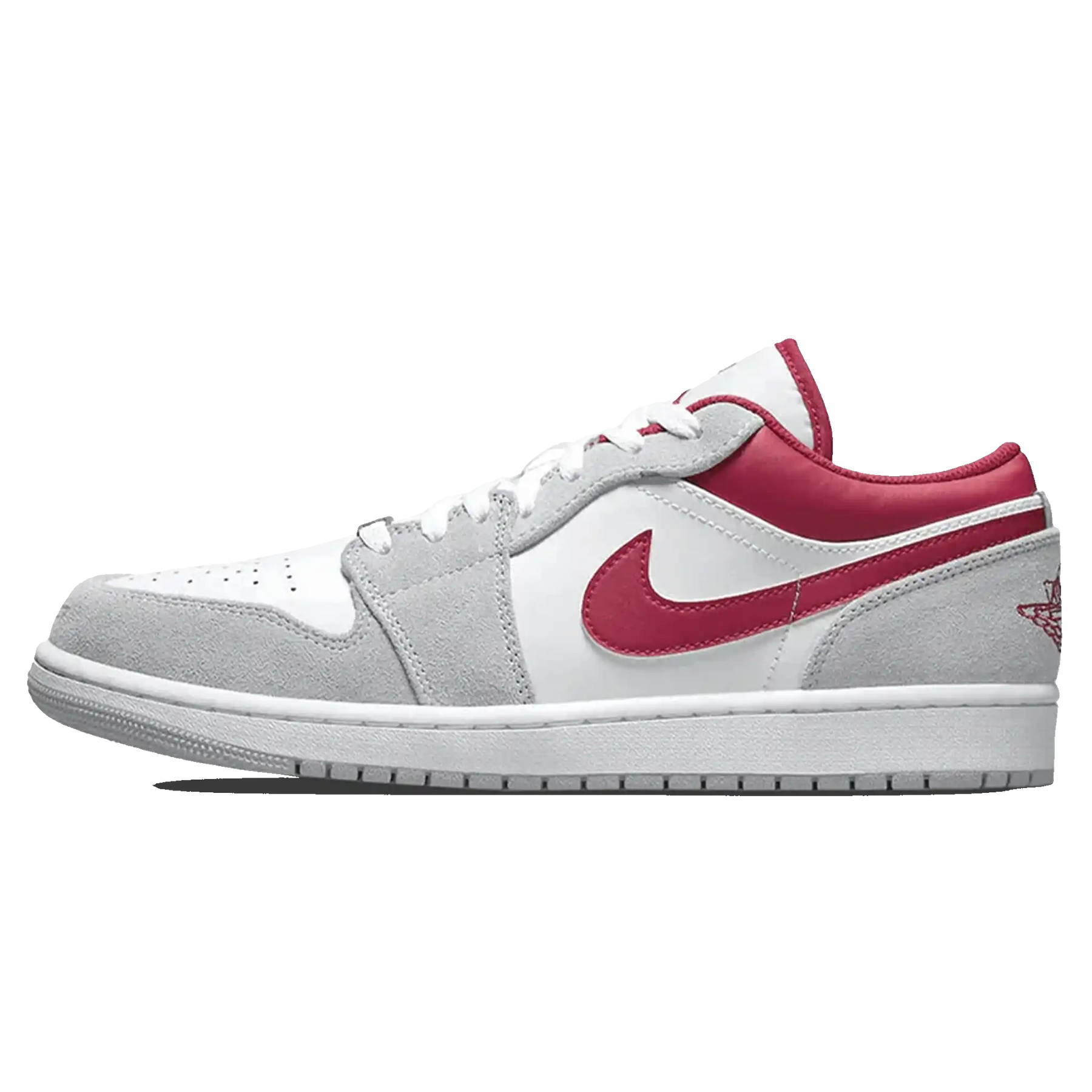 Tênis Air jordan 1 Low "Light Smoke Gym Red"