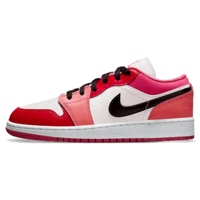 Tênis Air jordan 1 Low Feminino "Pink Red" Rosa