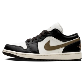 Tênis Air Jordan 1 Low "Shadow Brown" Preto / Dourado