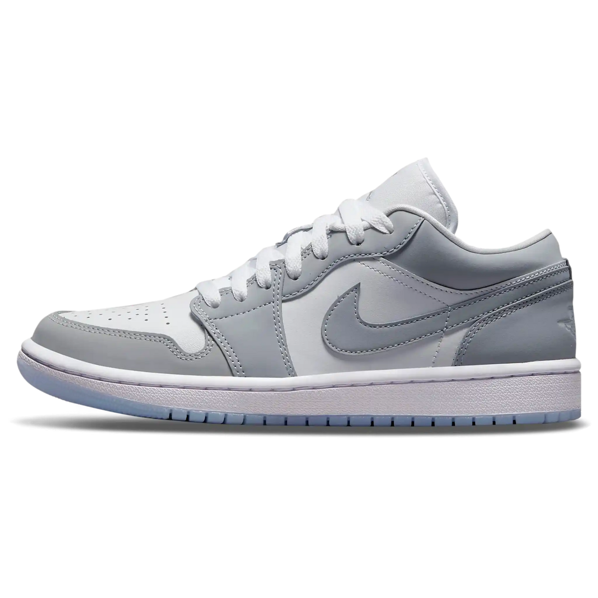 Tênis Air jordan 1 Low Feminino "Wolf Grey" Cinza / Branco