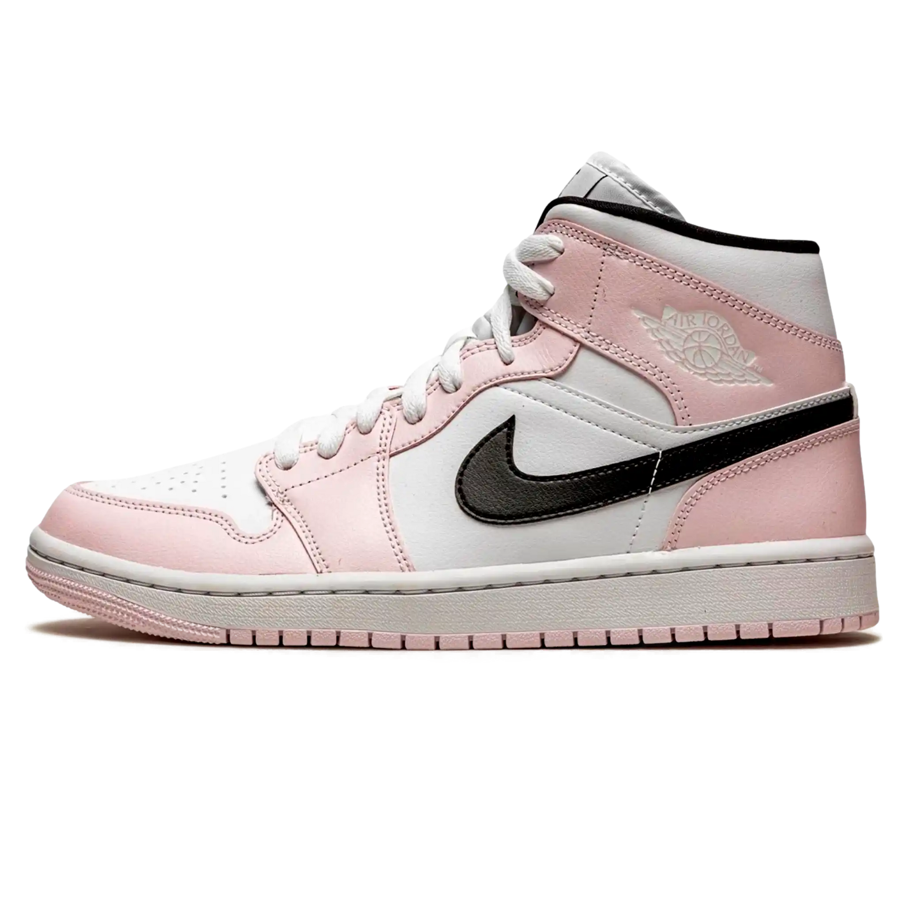 Tênis Air Jordan 1 Mid Feminino "Barely Pink" Rosa