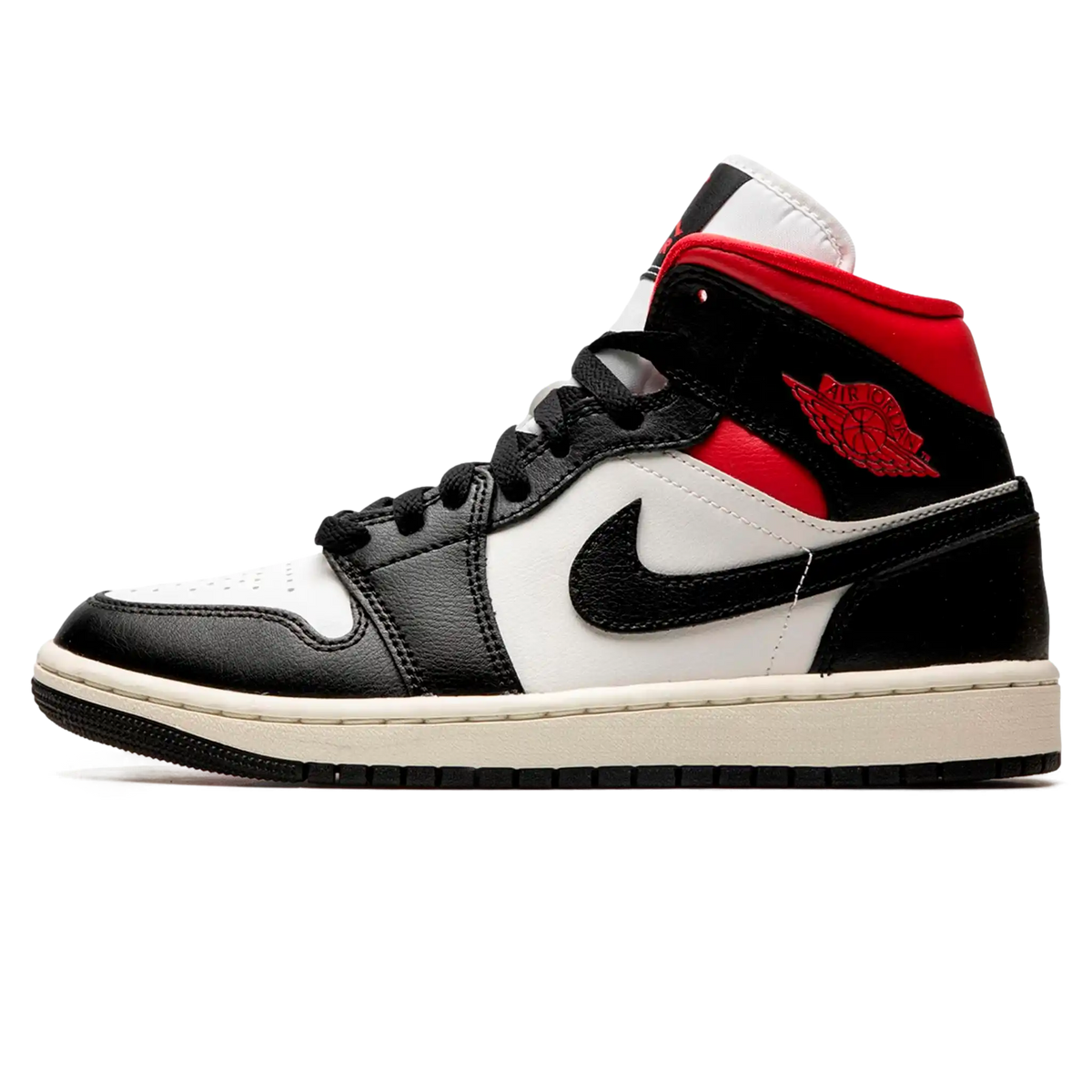 Tênis Air Jordan 1 Mid "Gym Red Panda" Preto / Vermelho