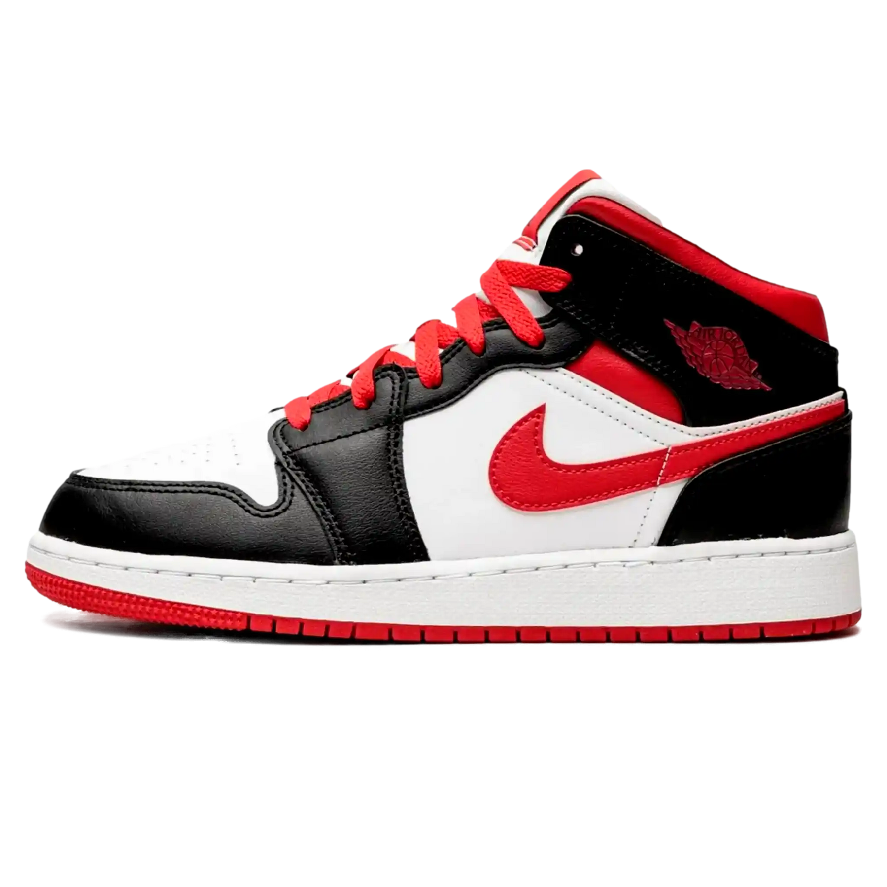 Tênis Air Jordan 1 Mid "Black Gym Red" Vermelho