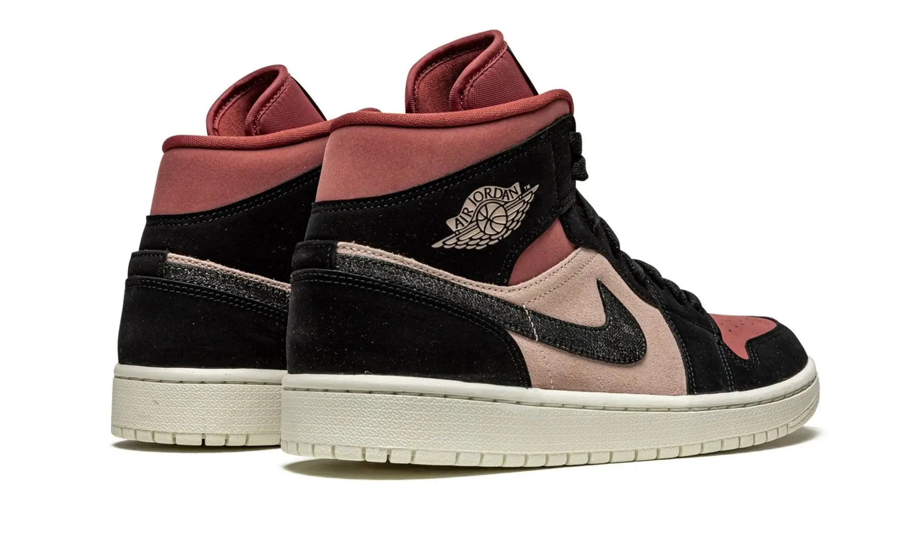 Tênis Air Jordan 1 Mid Feminino "Canyon Rust" Rosa / Preto