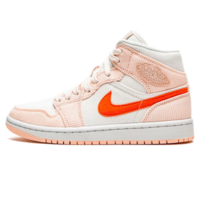 Tênis Air Jordan 1 Mid Feminino "Corduroy" Bege