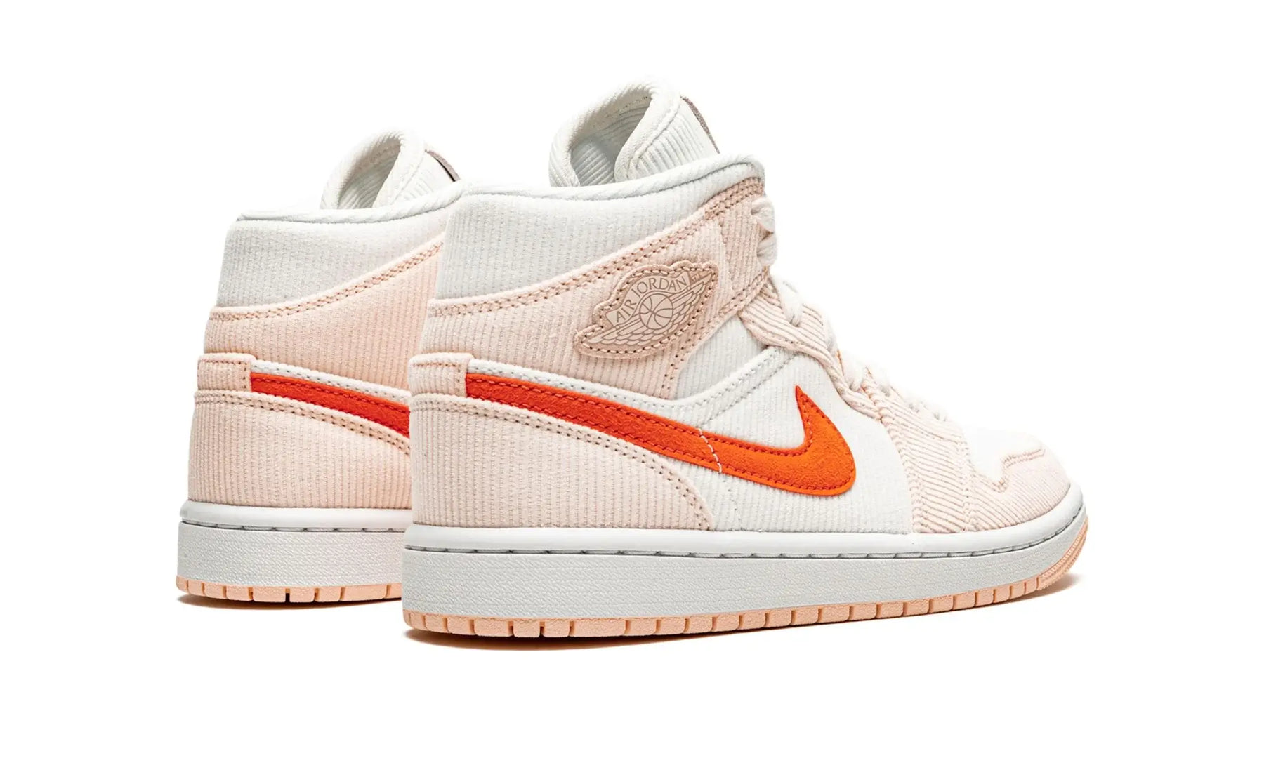 Tênis Air Jordan 1 Mid Feminino "Corduroy" Bege