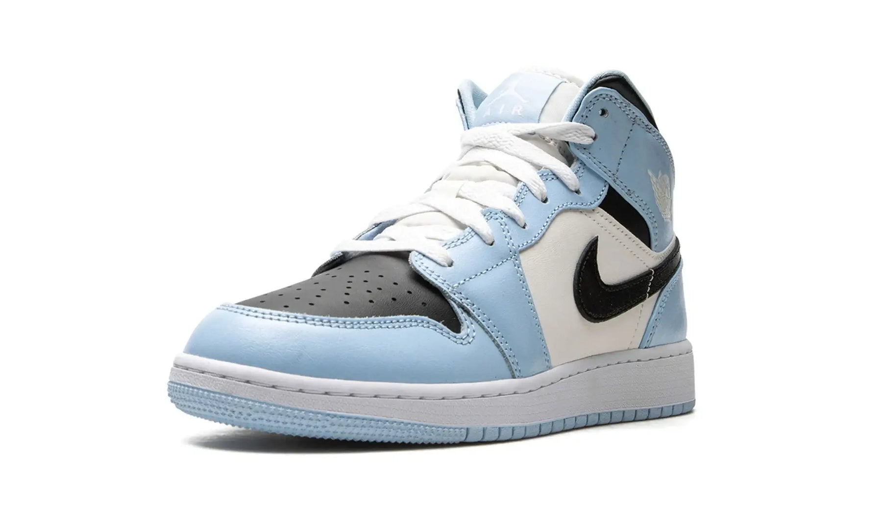 Tênis Air Jordan 1 Mid Feminino "Ice Blue" Azul / Branco