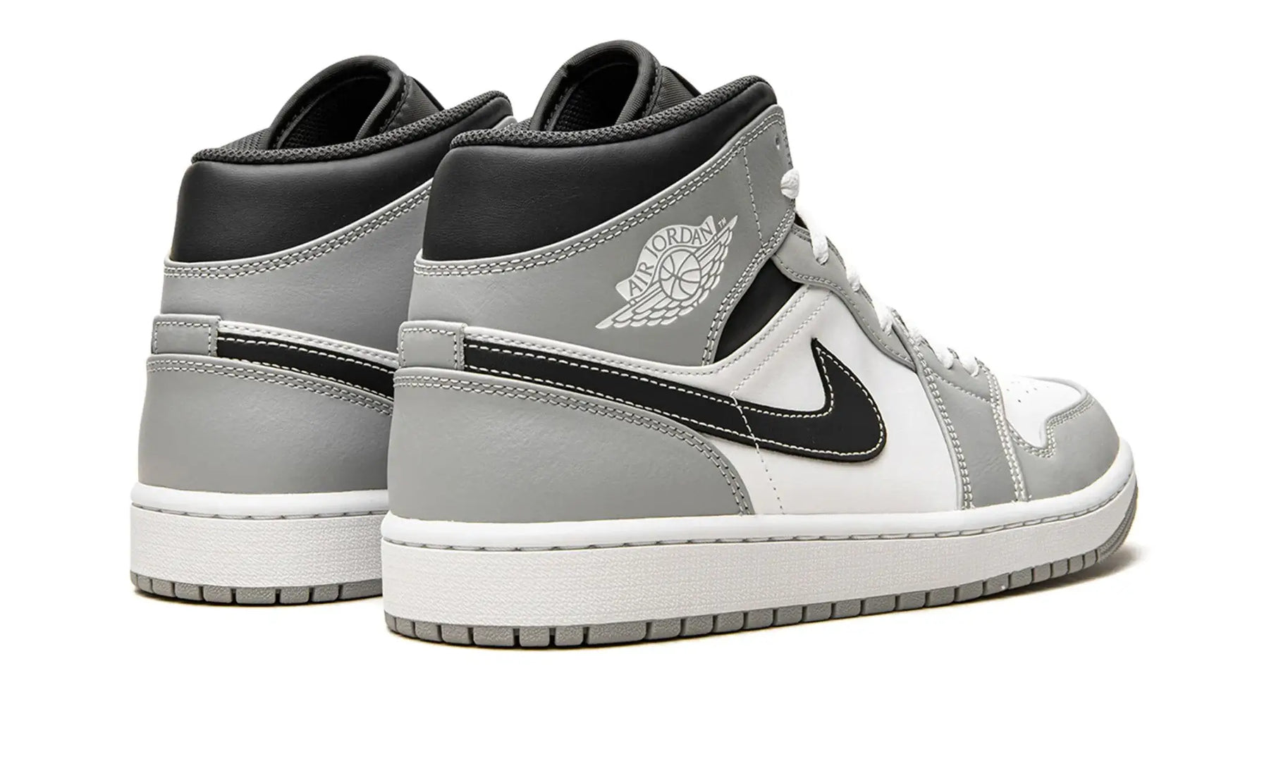 Tênis Air Jordan 1 Mid Feminino "Light Smoke Grey Anthracite" Cinza