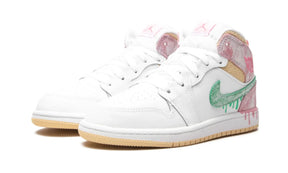 Tênis Air Jordan 1 Mid Feminino "Paint Drip"