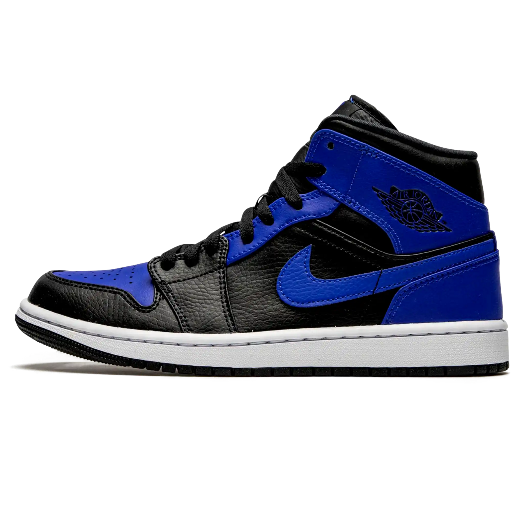 Tênis Air Jordan 1 Mid "Hyper Royal" Azul / Preto