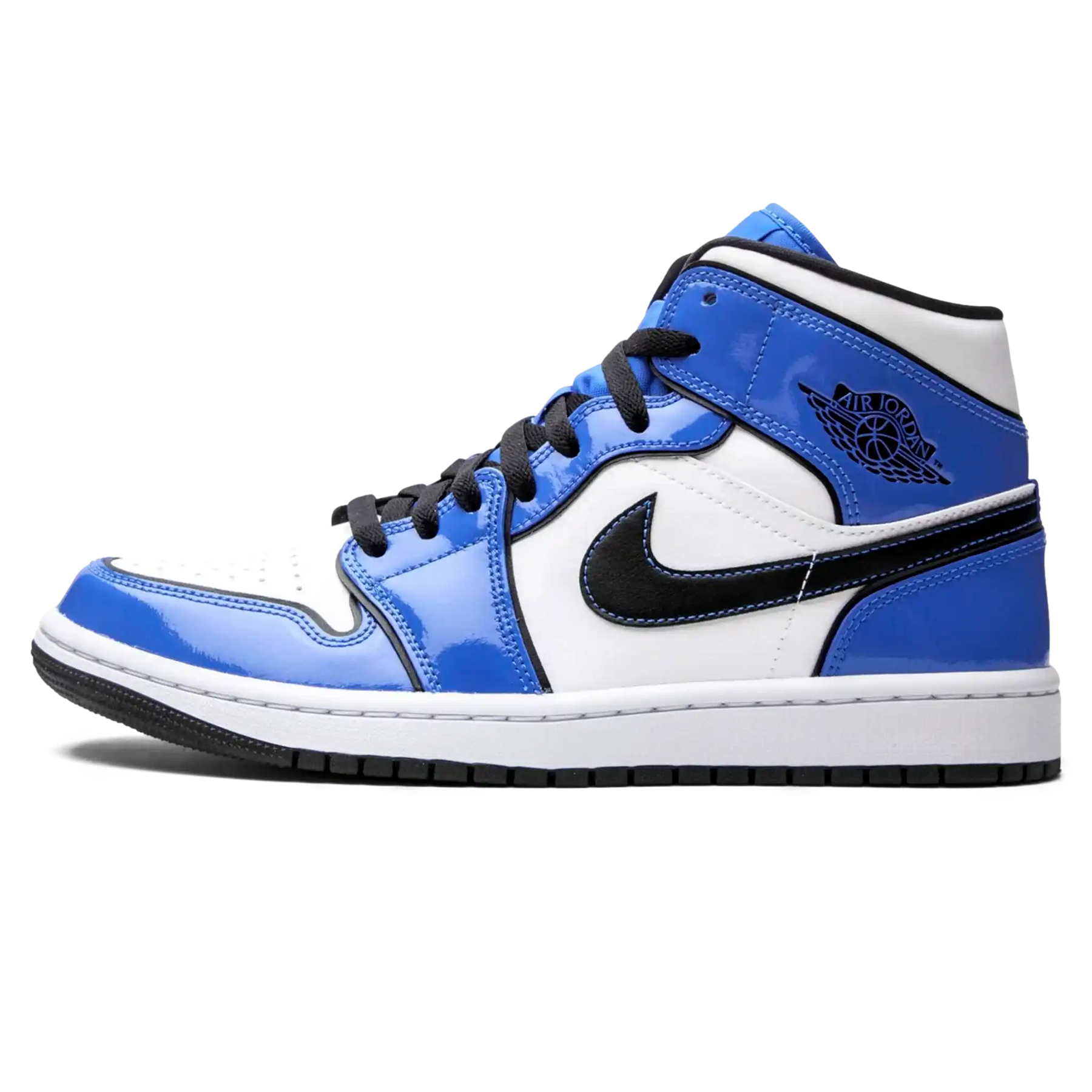 Tênis Air Jordan 1 Mid Feminino "Signal Blue" Azul