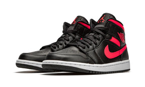 Tênis Air Jordan 1 Mid Feminino "Siren Red" Preto / Rosa