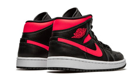 Tênis Air Jordan 1 Mid Feminino "Siren Red" Preto / Rosa