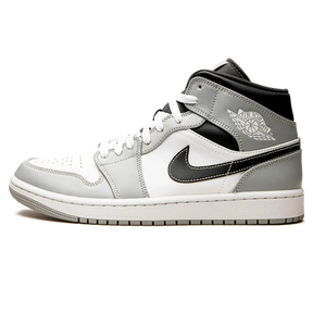 Tênis Air Jordan 1 Mid Feminino "Light Smoke Grey Anthracite" Cinza