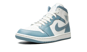 Tênis Air Jordan 1 Mid "UNC" Azul / Branco