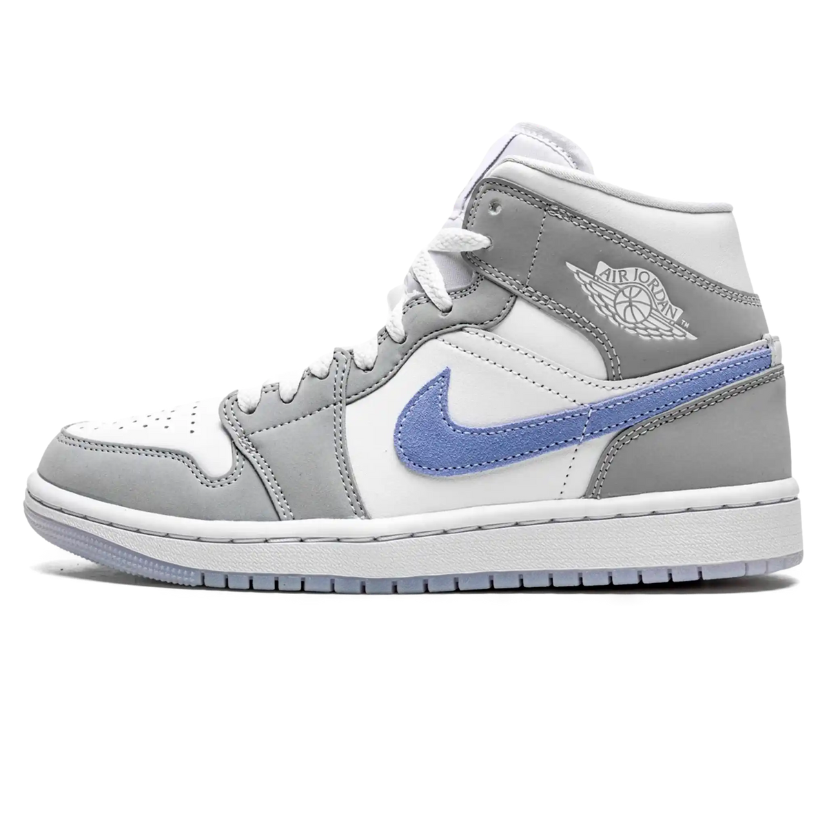 Tênis Air Jordan 1 Mid Feminino "Wolf Grey" Cinza