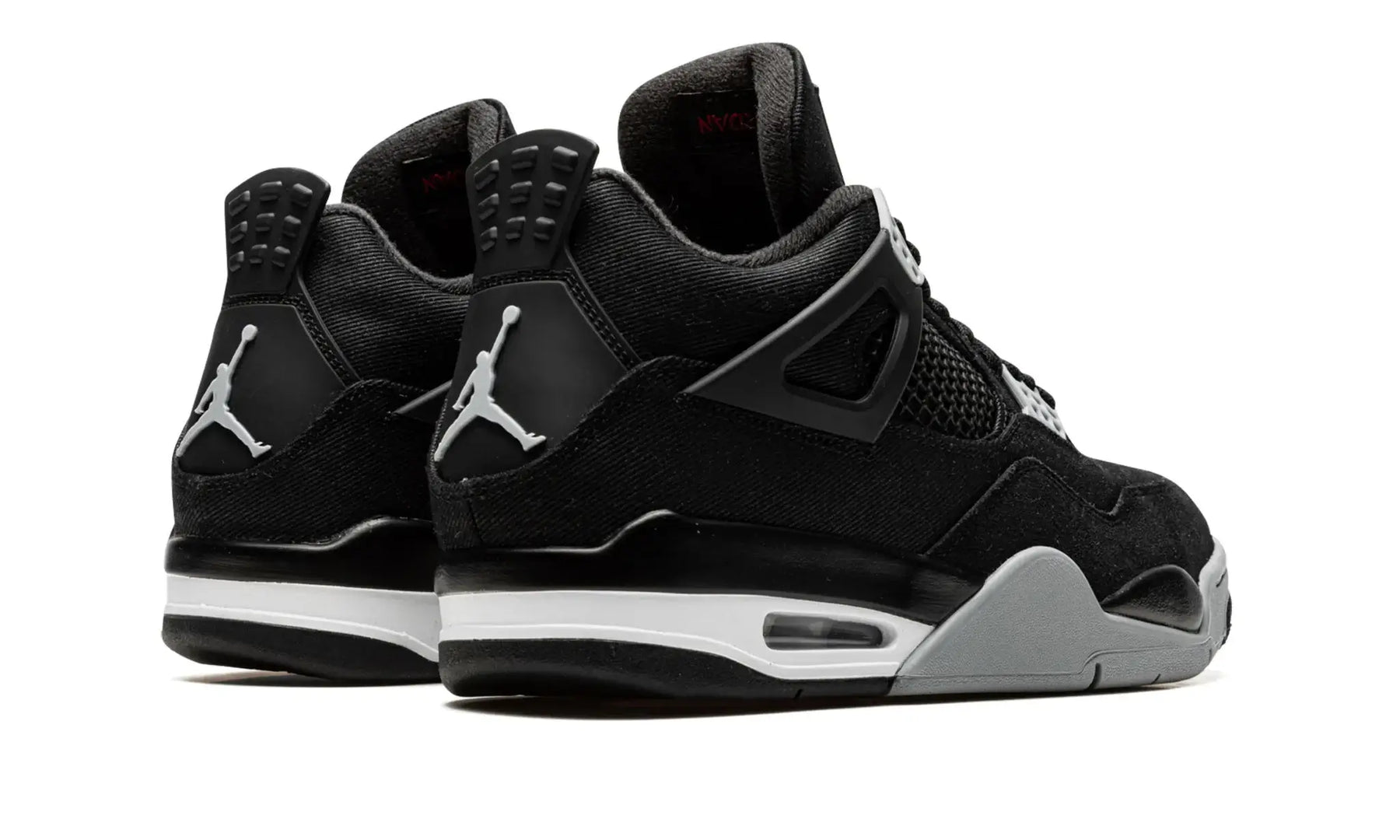 Tênis Air jordan 4 "Black Canvas" Preto