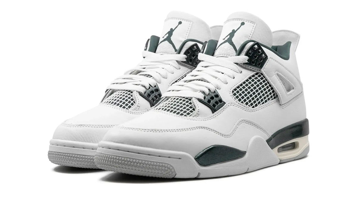 Tênis Air Jordan 4 "Oxidized Green" Branco / Verde