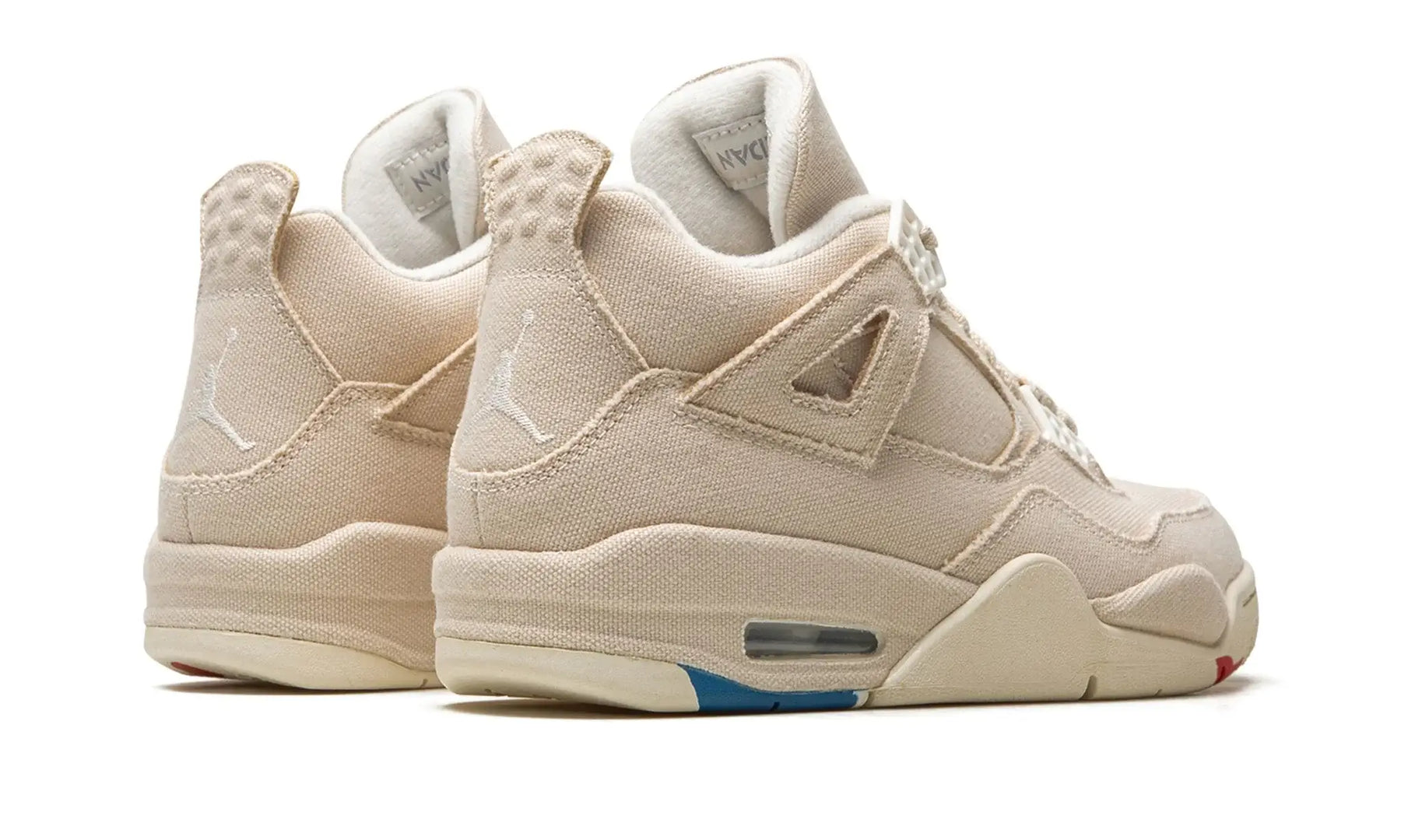 Tênis Air jordan 4 "Sail Blank Canvas"