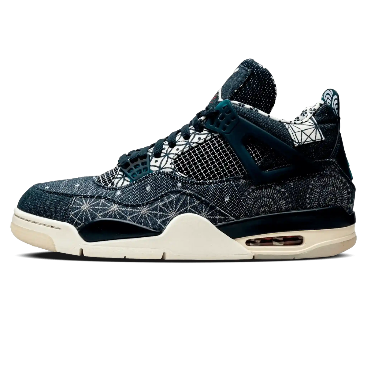 Tênis Air Jordan 4 "Sashiko" Denim / Azul