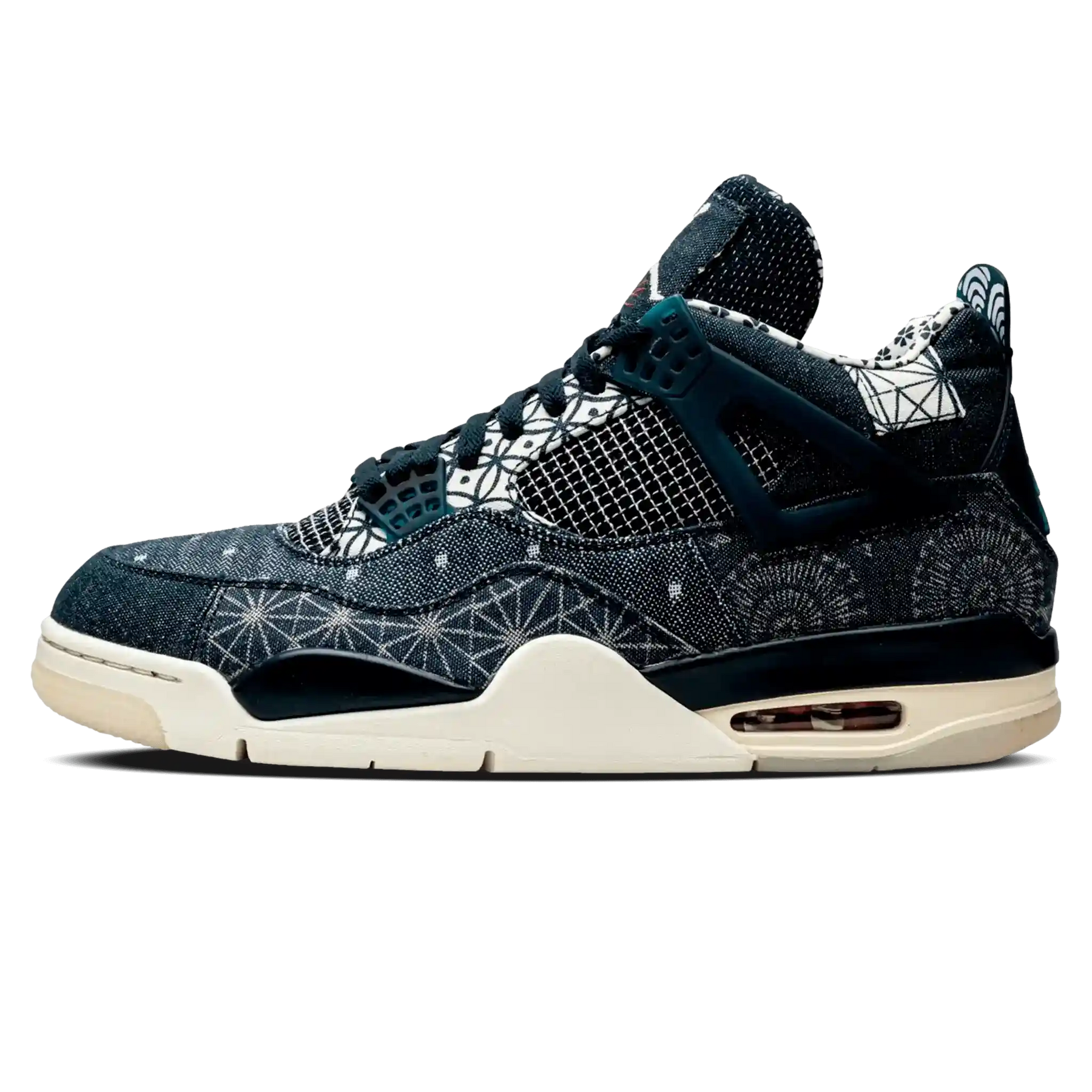 Tênis Air Jordan 4 "Sashiko" Denim / Azul