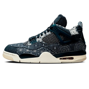 Tênis Air Jordan 4 "Sashiko" Denim / Azul