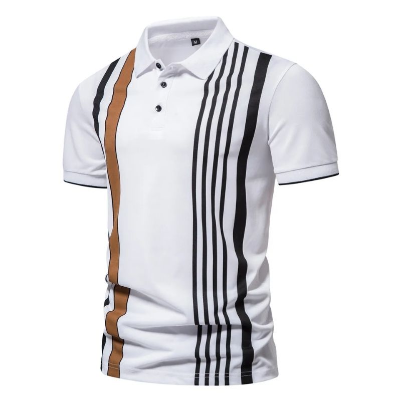 Camisa Polo Masculina Yver Branca