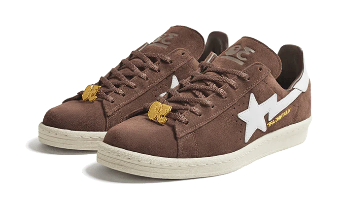 Tênis Adidas Campus 80s "Bape Brown"