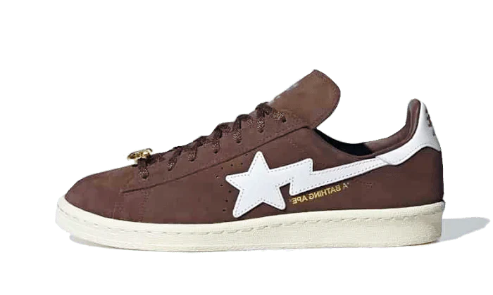 Tênis Adidas Campus 80s "Bape Brown"