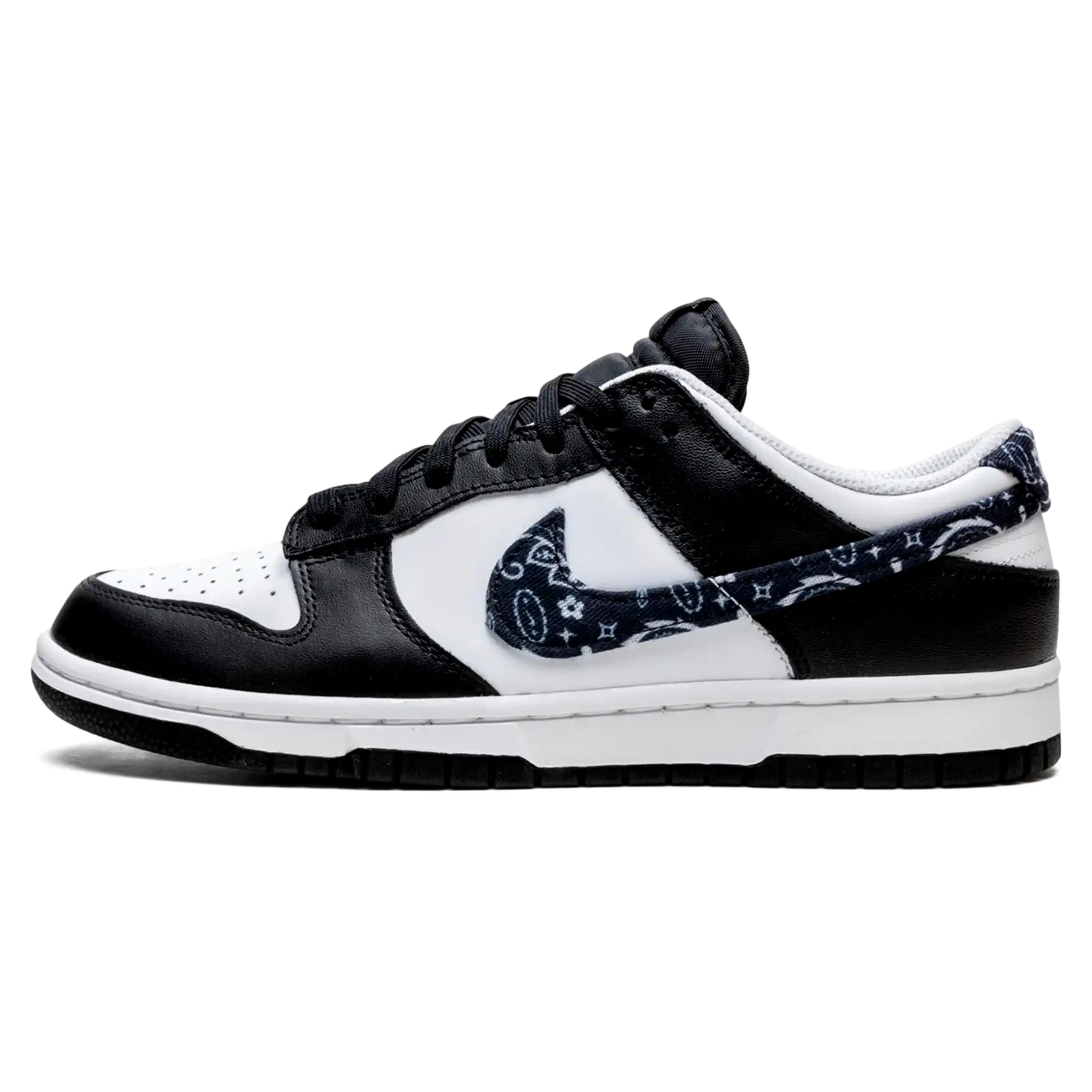 Tênis Nike Dunk Low Feminino "Black Paisley" Preto / Branco