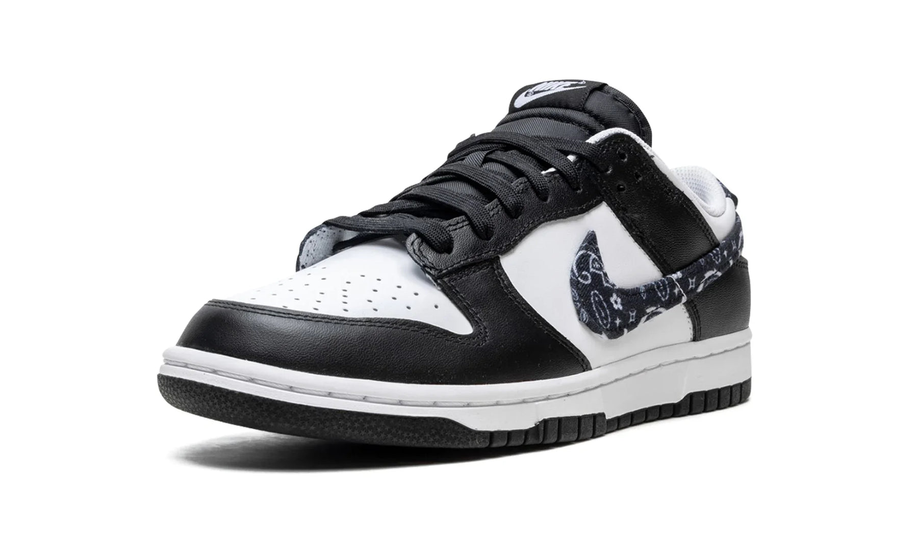 Tênis Nike Dunk Low Feminino "Black Paisley" Preto / Branco