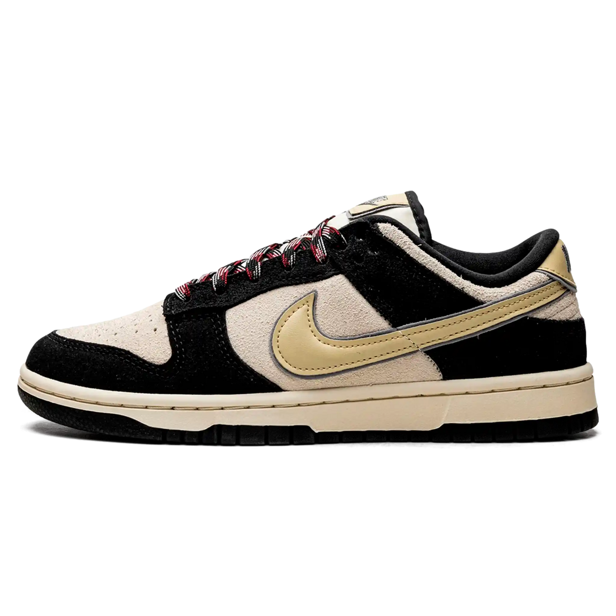 Tênis Nike Dunk Low Feminino "Black Team Gold" Preto / Dourado