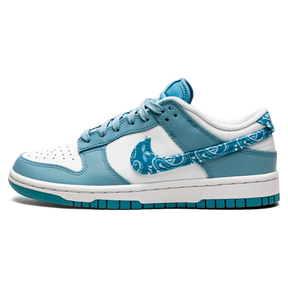 Tênis Nike Dunk Low Feminino "Blue Paisley" Azul / Branco