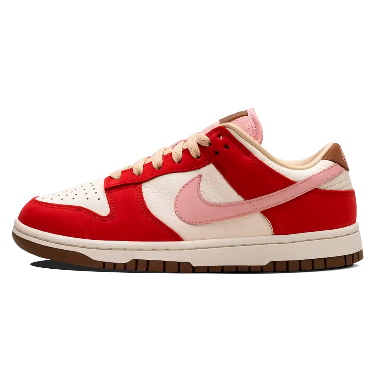 Tênis Nike Dunk Low Feminino "Bacon" Vermelho / Rosa