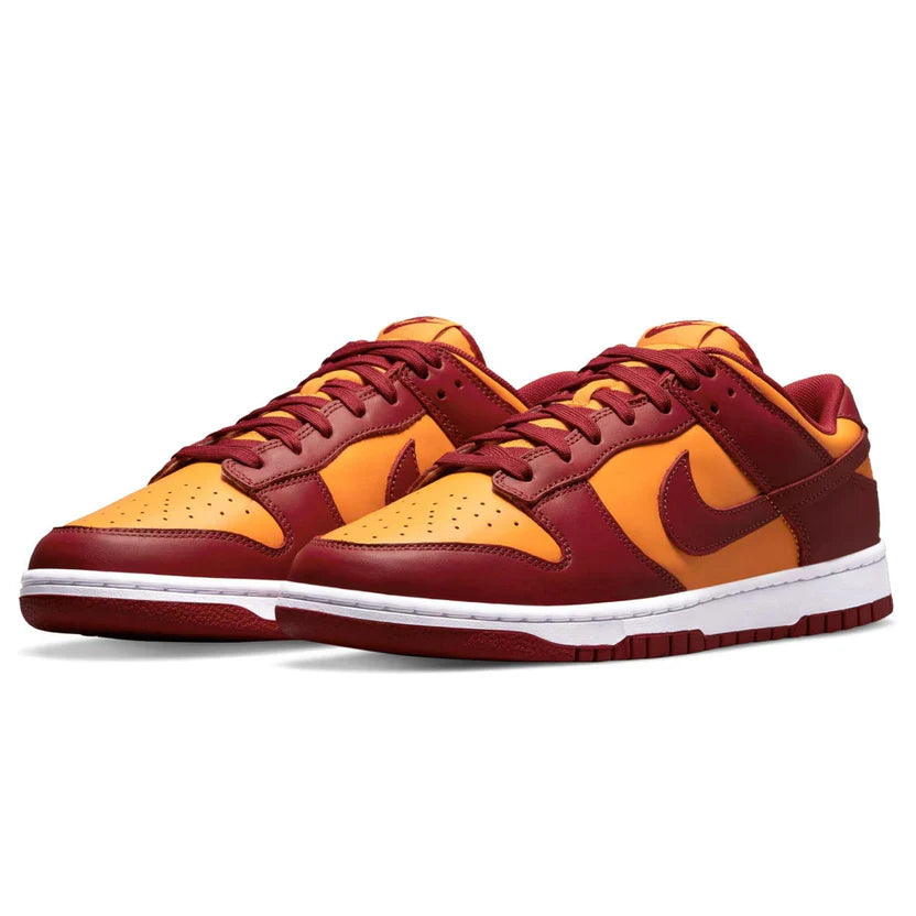 Tênis Nike Dunk Low "Championship Gold" Vermelho / Amarelo