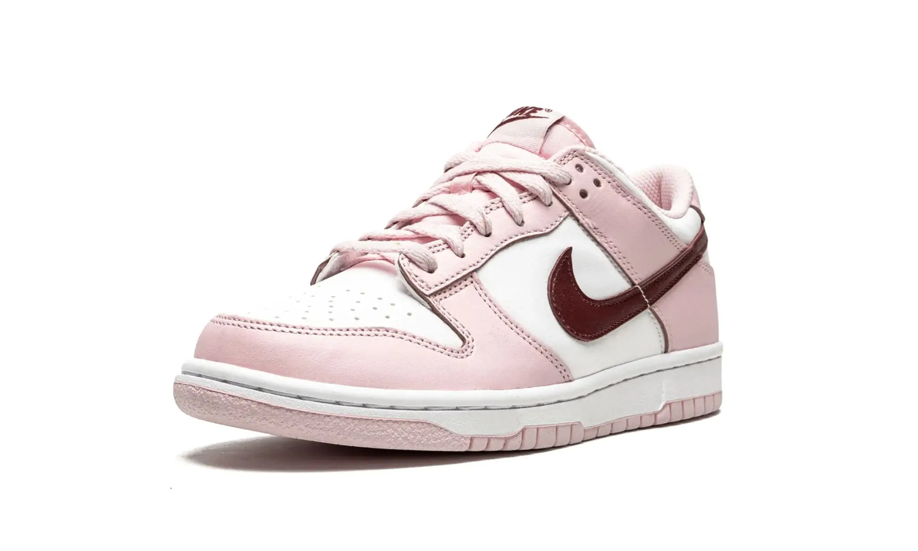 Tênis Nike Dunk Low Feminino "Pink Red Foam White" Rosa