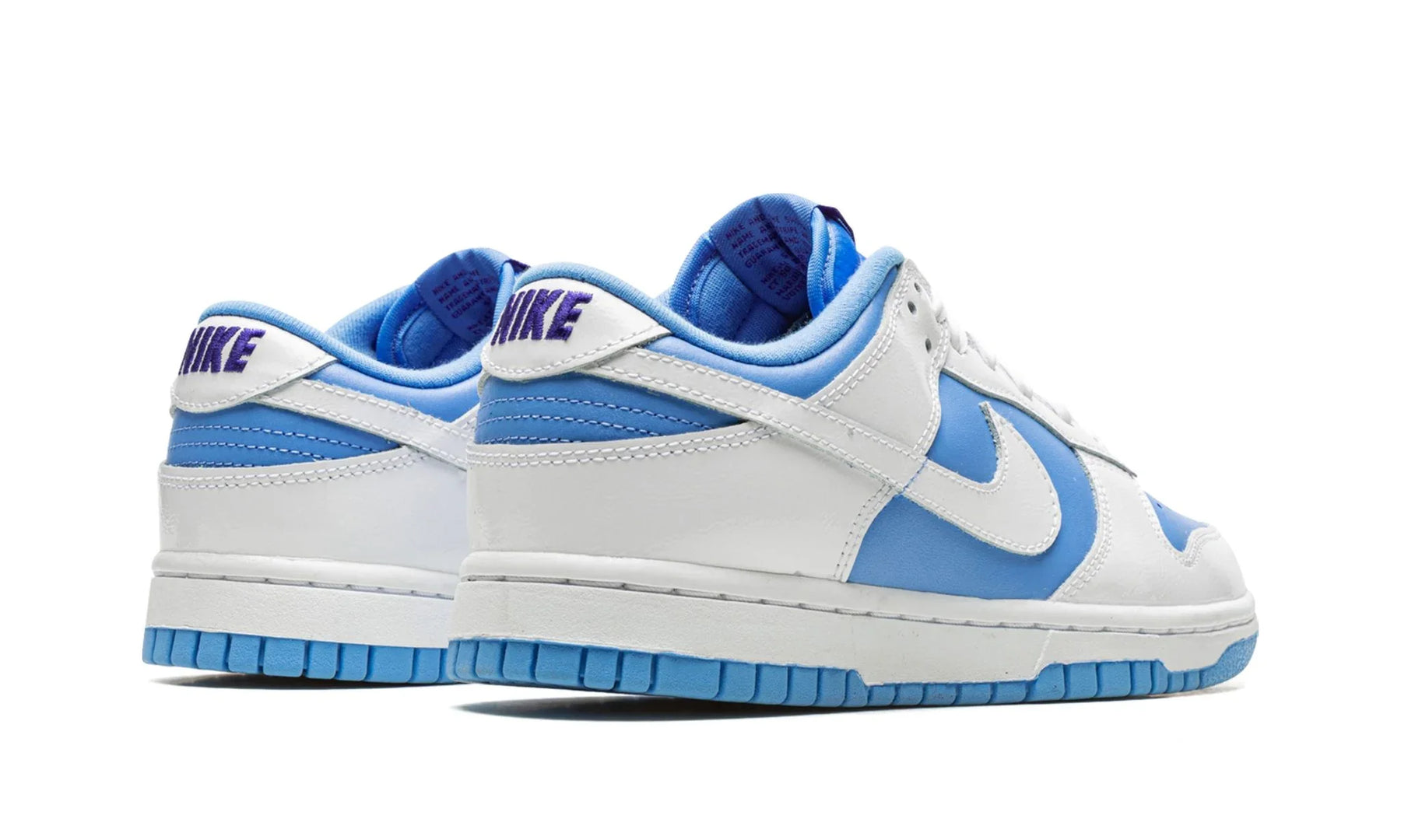 Tênis Nike Dunk Low Feminino "Reverse University Blue" Branco / Azul