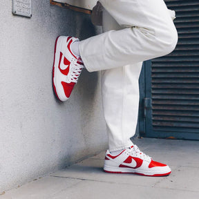 Tênis Nike Dunk Low Masculino "University Red" Vermelho / Branco