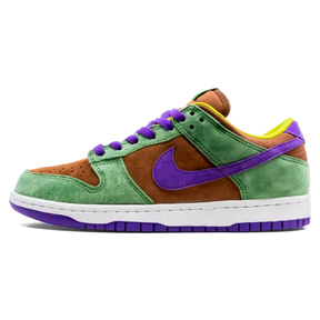 Tênis Nike Dunk Low "Veneer" Verde / Roxo