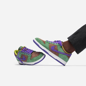 Tênis Nike Dunk Low "Veneer" Verde / Roxo