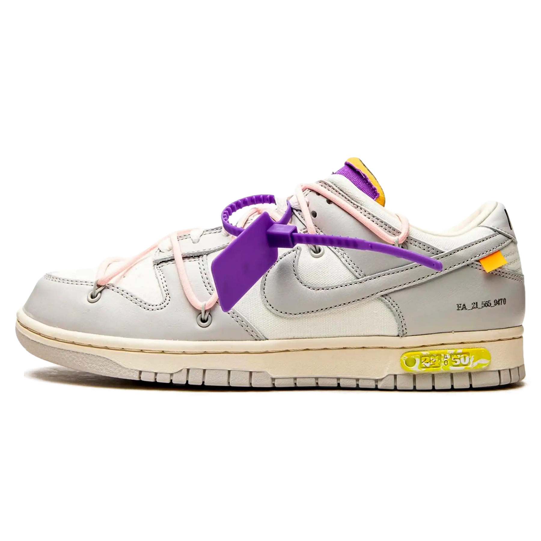 Tênis Nike Dunk Low x Off-White "Lot 24"