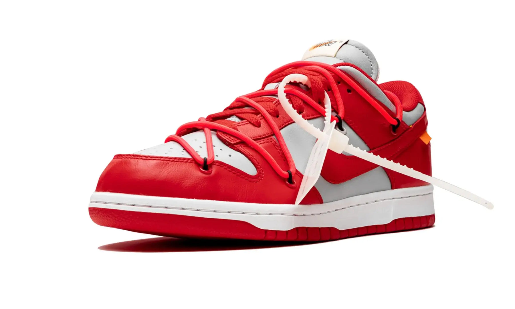 Tênis Nike Dunk Low x Off-White "University Red" Vermelho