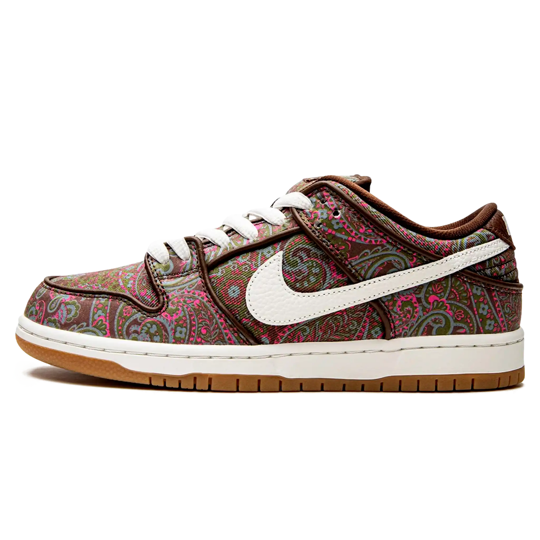 Tênis Nike Dunk Low SB "Paisley Brown" Marrom